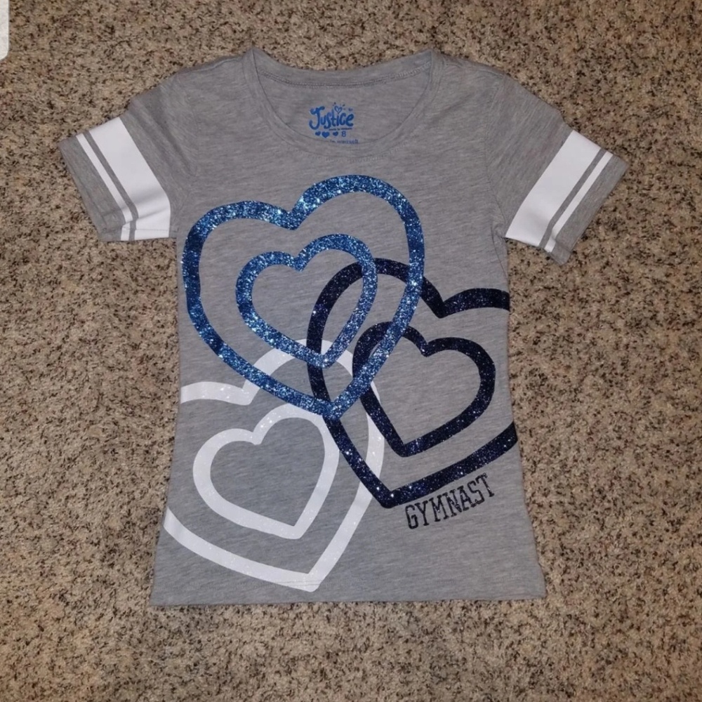 $SOLD$ Girls size 8 born to be a gymnast shirt